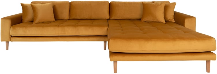 House Nordic Lido divaanisohva oikea, keltainen