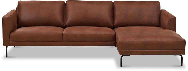 Ede 3-istuttava divaanisohva (oikea) Kentucky 9 ruskea