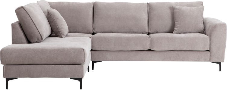 Adele avokulmasohva (vasen) hiekka