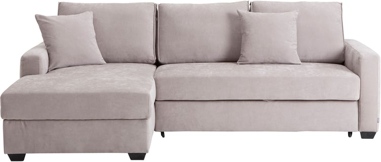 Bergen 3-istuttava vuodedivaanisohva (vasen) harmaa