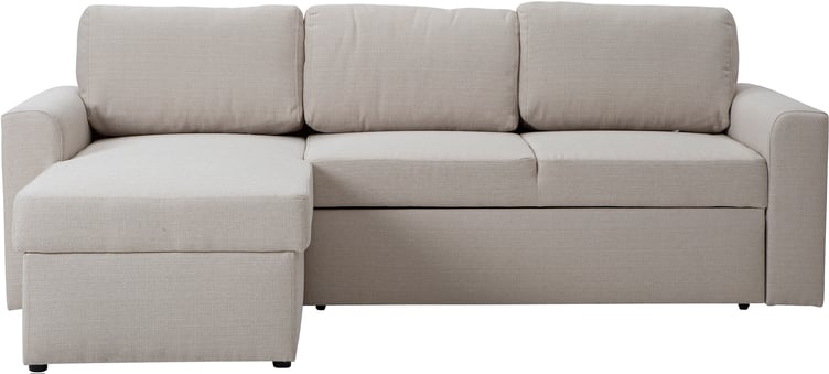 Ingrid 3-istuttava vuodedivaanisohva beige (ei sis. vuodevaatelaatikkoa)