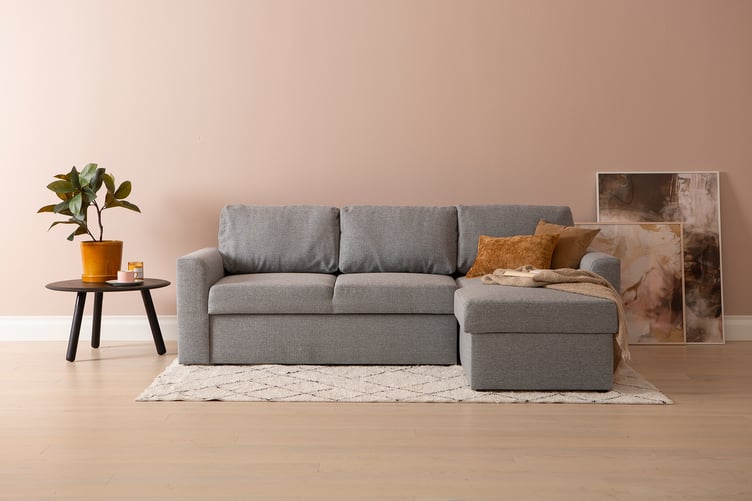 Ingrid 3-istuttava vuodedivaanisohva harmaa