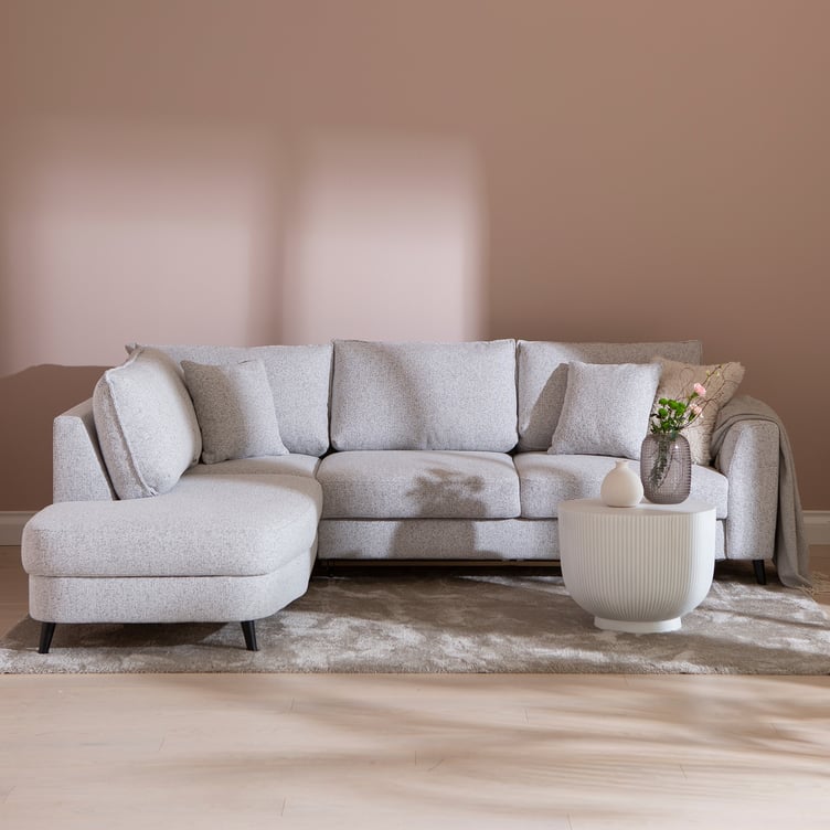 Bellus® Lucca vuodeavokulmasohva (vasen), vaaleanharmaa