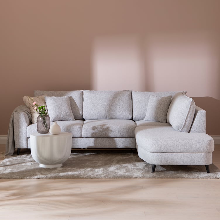 Bellus® Lucca vuodeavokulmasohva (oikea), vaaleanharmaa