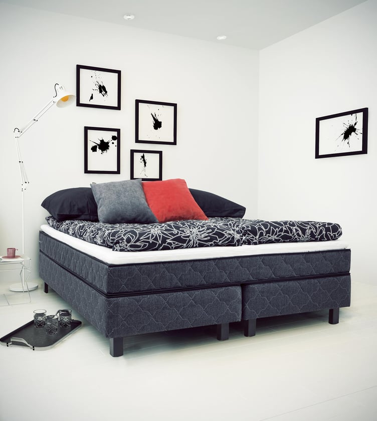 Uni Plus jenkkisänky 180x200, bonnell-jousitus