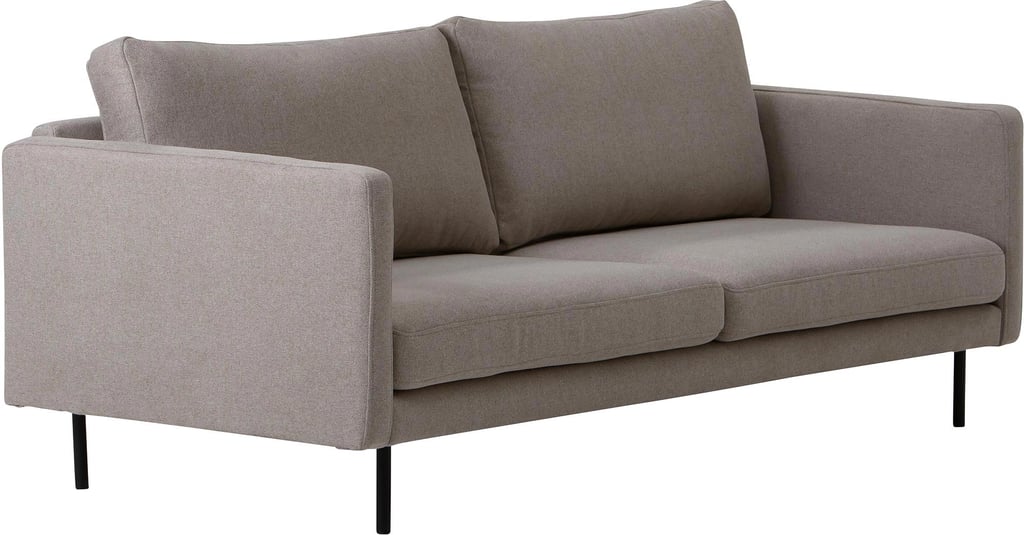 Scandinavia 3-ist. sohva beige / mustat metallijalat