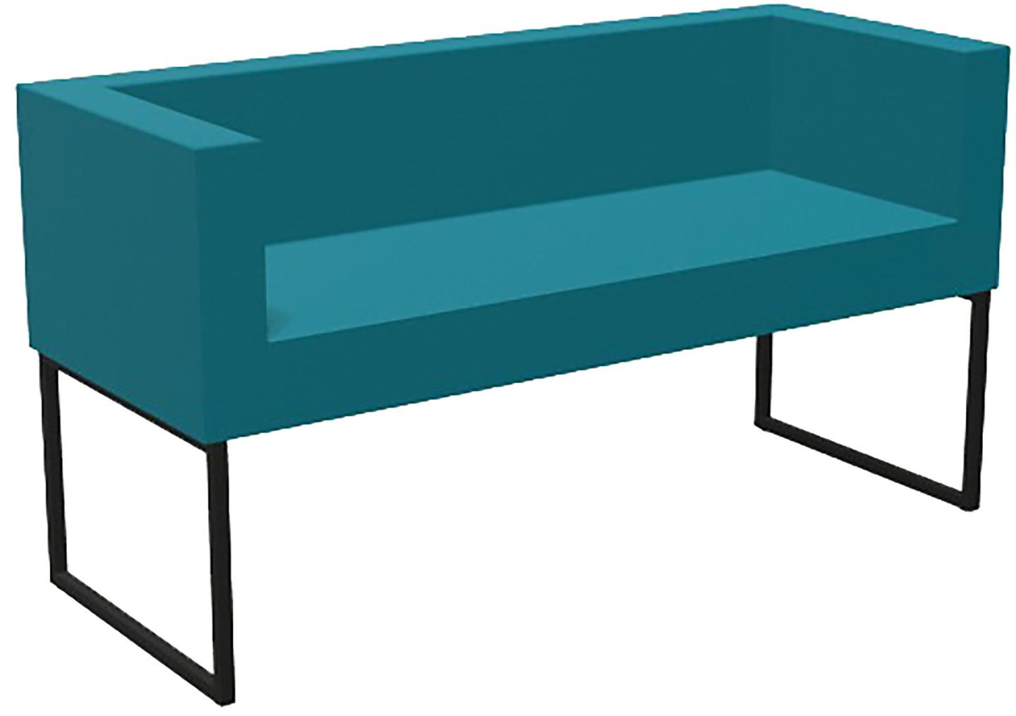 Shine 2-istuttava sohva sininen