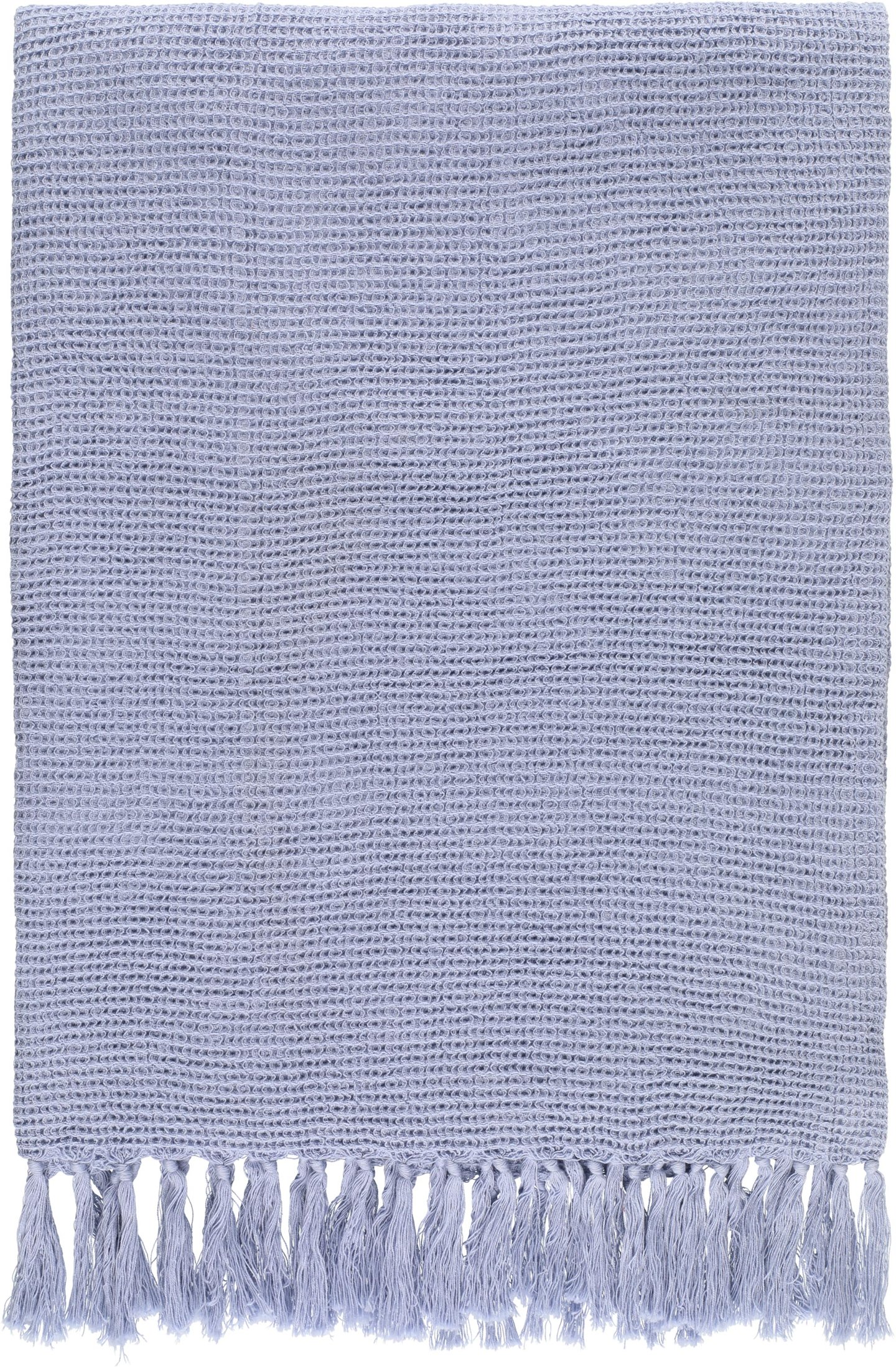 FanniK Vohveli sininen torkkupeitto 130x170 cm, vaaleansininen