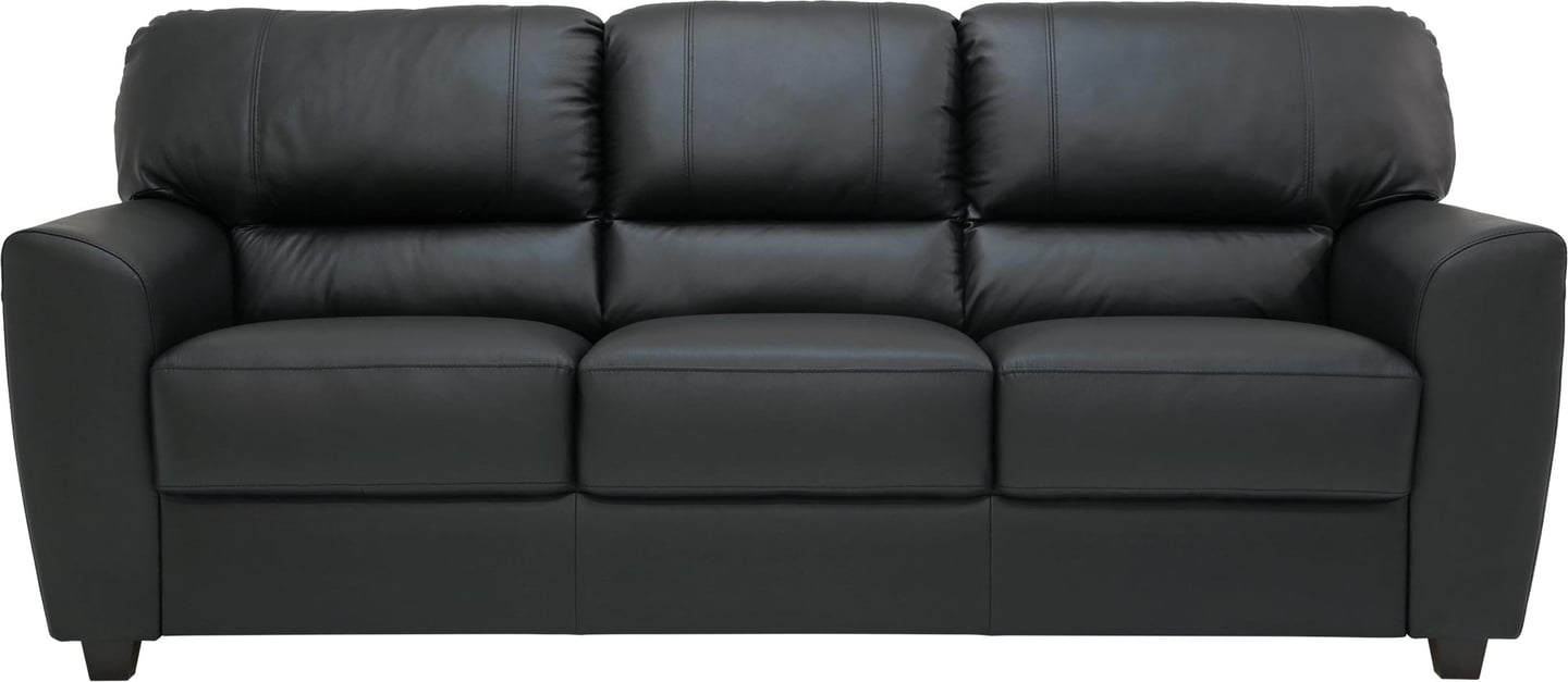 Milano 3-istuttava sohva musta
